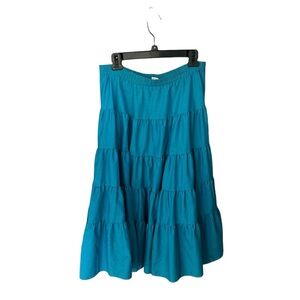 Malco Modes Prairie Turquoise Skirt Size P.